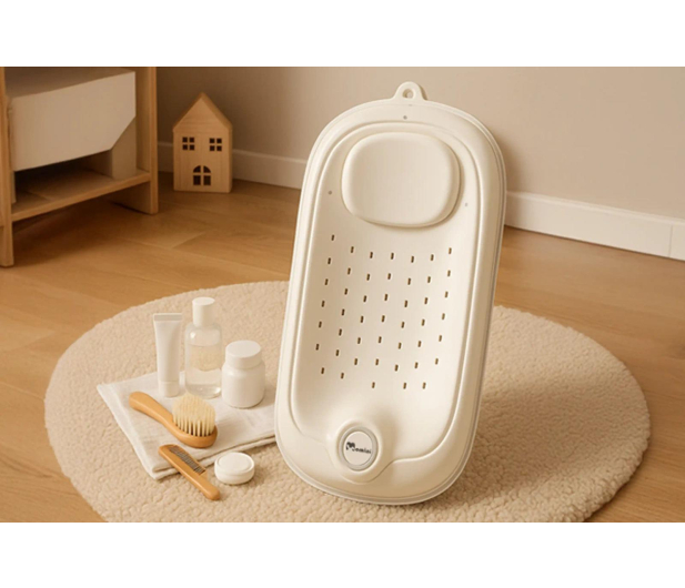 MOMINI Składana Podpórka do kąpieli dla niemowląt BathBuddy beige - 1536416 - zdjęcie 5